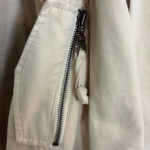 Millard Fillmore MF-13 Trench Coat Light Tan Beige Size Large Steampunk Unique - Picture 9 of 16